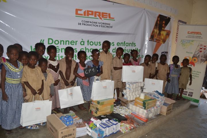 Rentrée scolaire 2017-2018: La CIPREL offre des kits scolaires aux élèves de Vridi